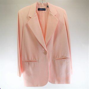 Karen Scott | Pastel Pink Blazer Office Wear